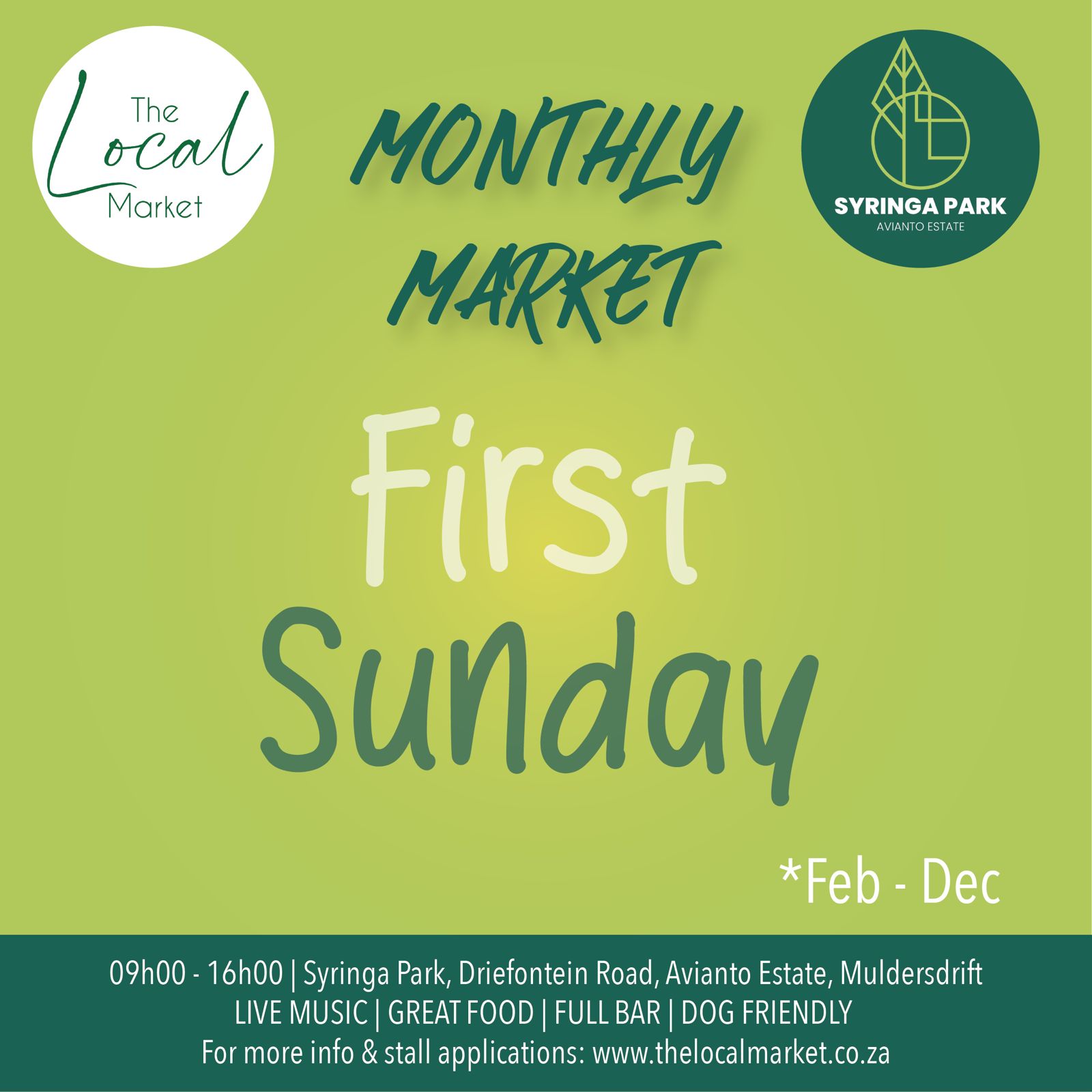 The Local Market at Syringa Park