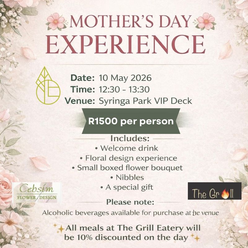 Celebrate Mother’s Day with an elegant and thoughtfully curated experience at Syringa Park.