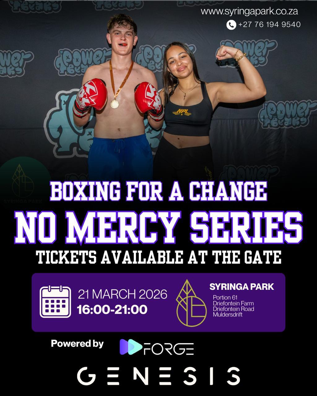 Boxing for a Change - NO MERCY SERIES